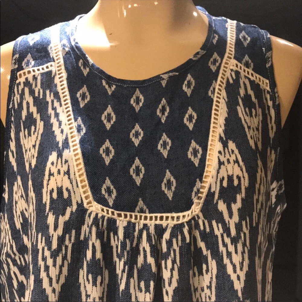 Monteau tribal flowy tank top